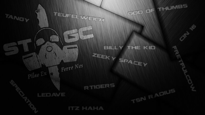 Logo with Names on Metal
