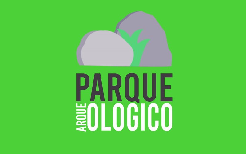 Logo with Rocks and Plant