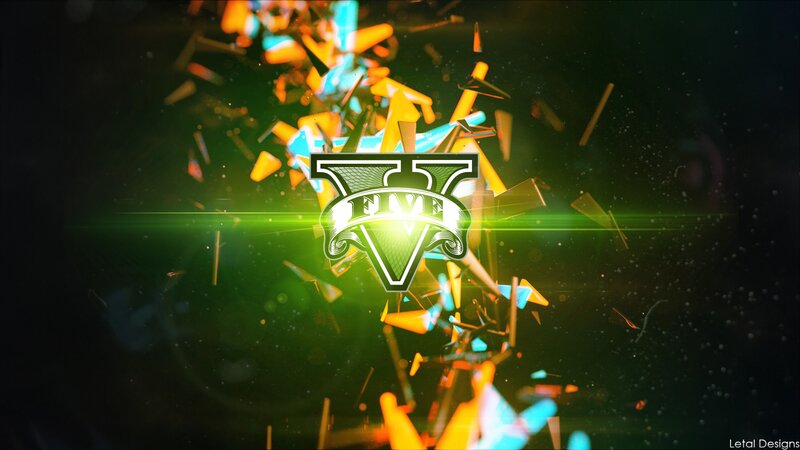 Logo with Shattering Glass