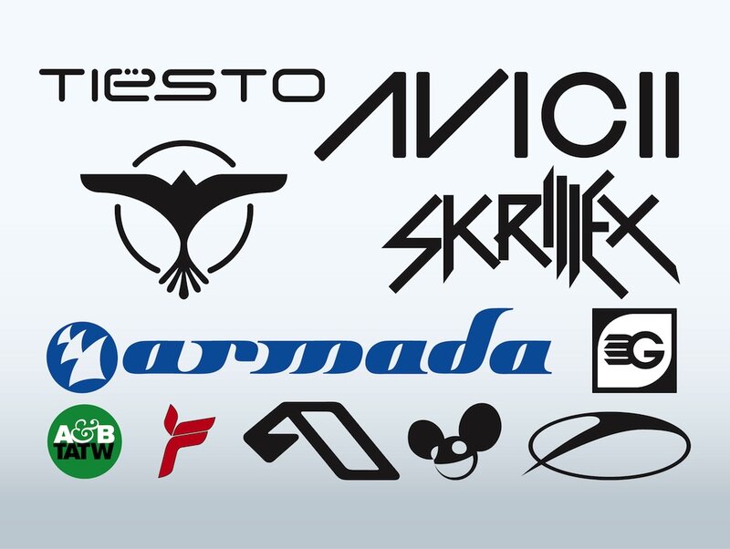 Logos of Electronic Music Artists