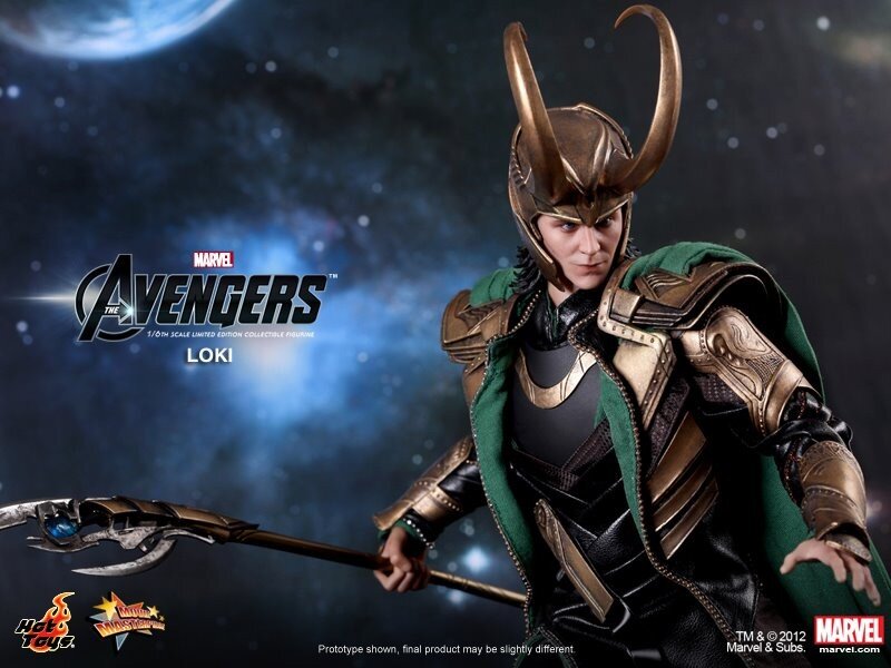 Loki Action Figure — Black, Dramatic