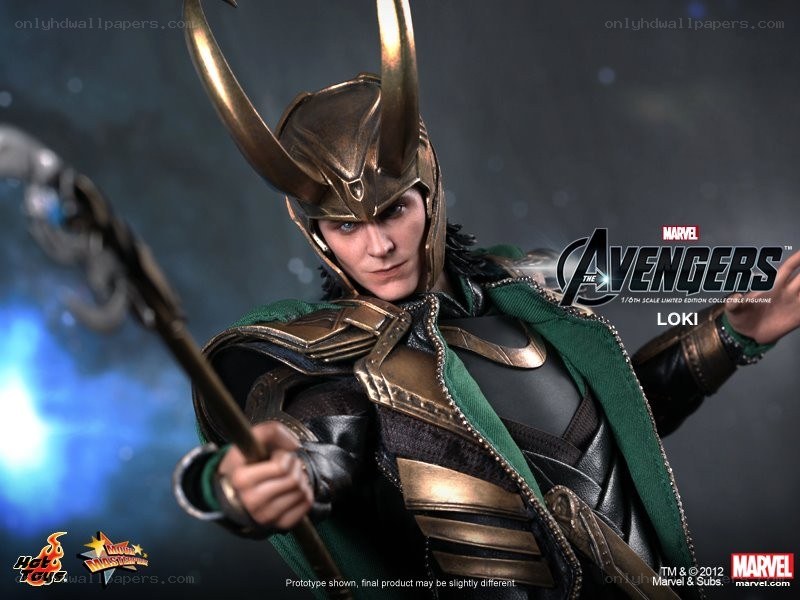 Loki action figure from The Avengers