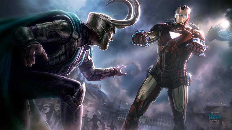 Loki and Iron Man