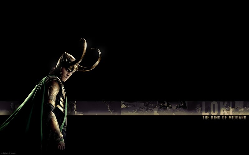 Loki Character in Armor — Black