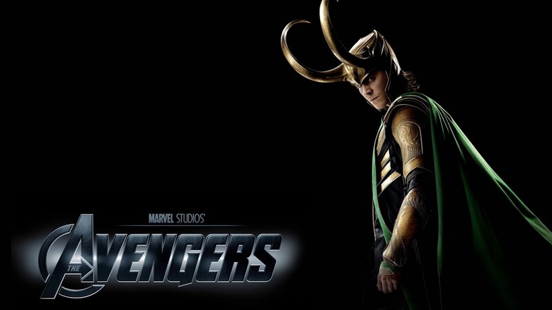 Loki Character in Costume — Black, Dramatic, Photograph