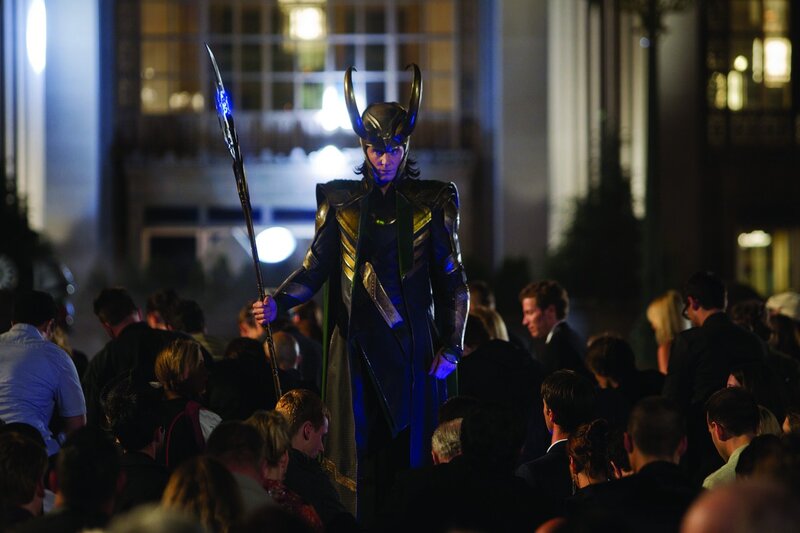 Loki Character in Costume — Black, Dramatic