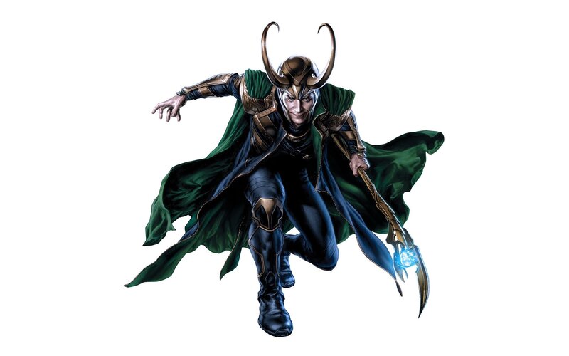 Loki Character in Motion — Green