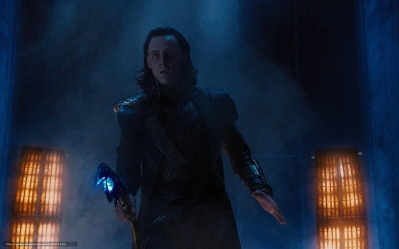 Loki in a dark chamber