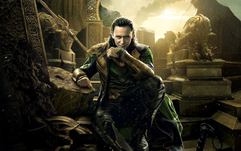 Loki Sitting on Rubble — Green