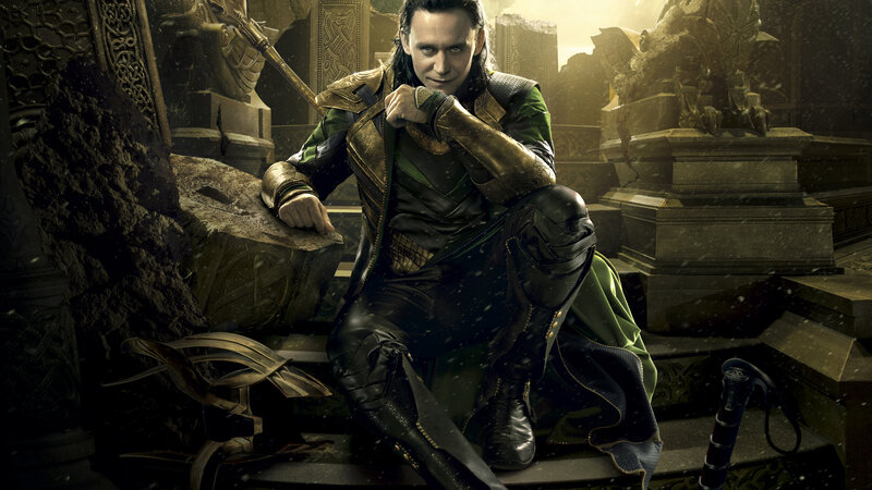 Loki Sitting on Rubble