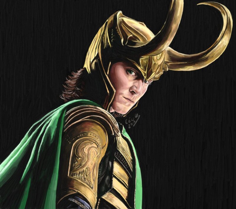 Loki with Golden Helmet
