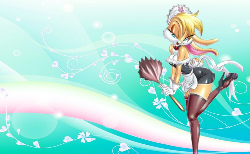 Lola Bunny in Maid Outfit