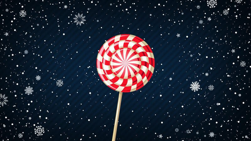 Lollipop in Snow