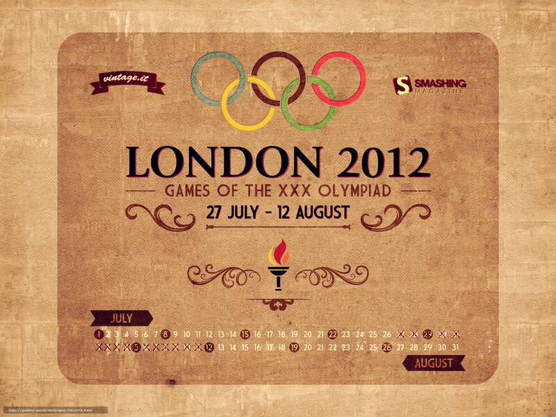 London 2012 Olympics Calendar