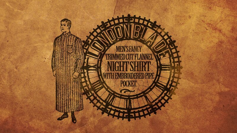 London Blade night shirt ad
