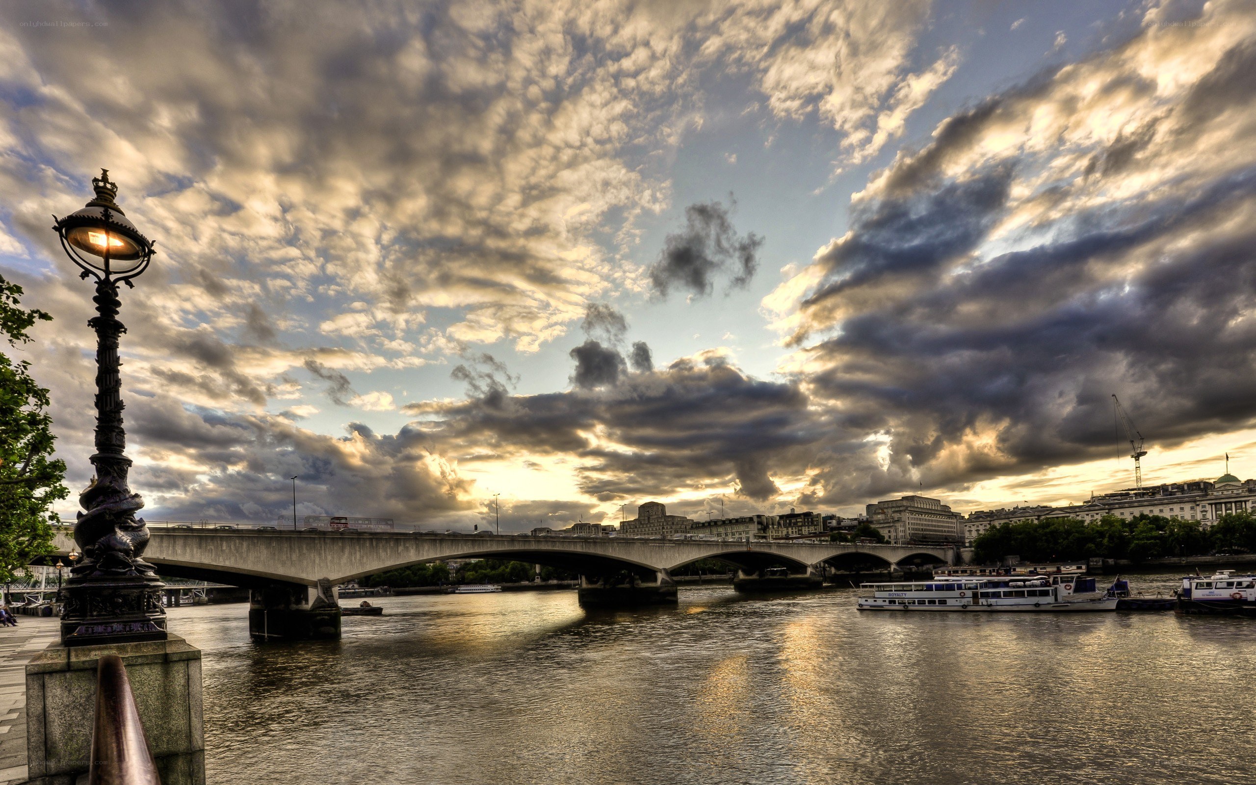 London bridge at sunset