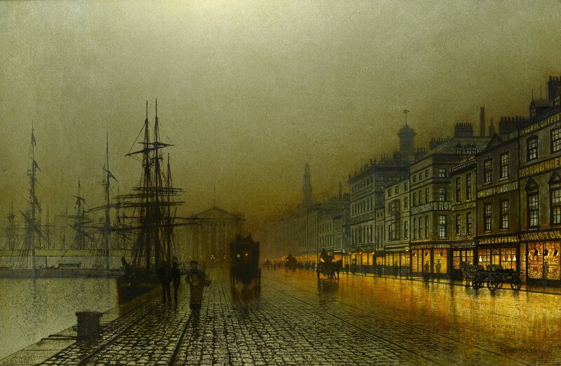 London Dock at Dusk