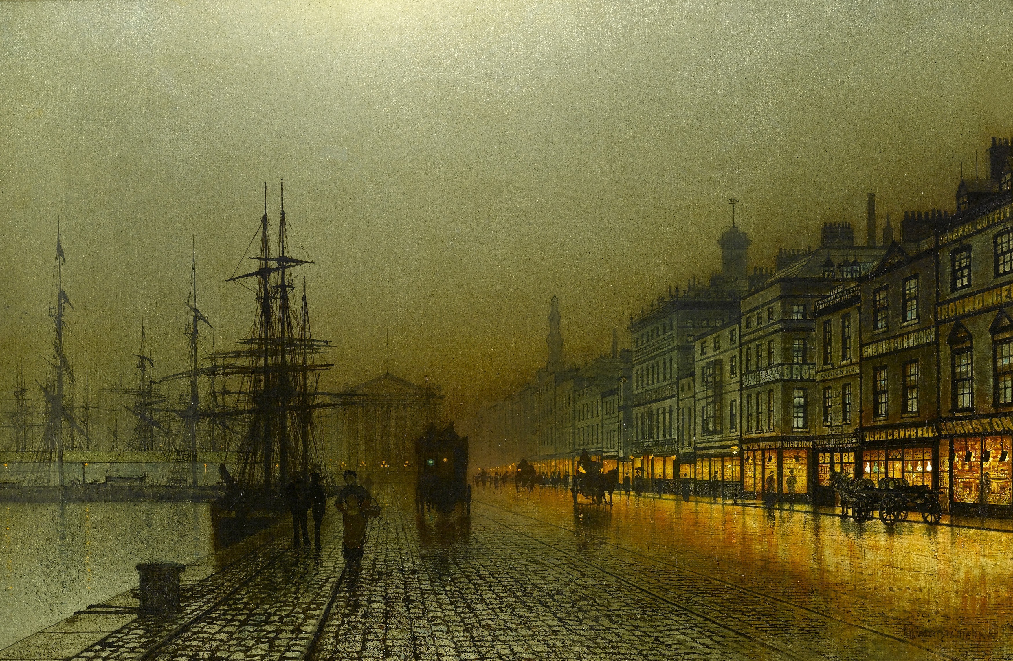 London Dock at Dusk