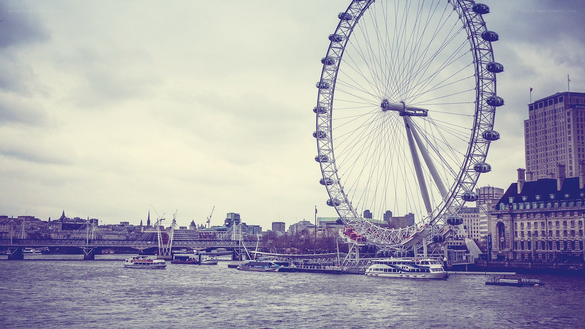 London Eye and River Thames