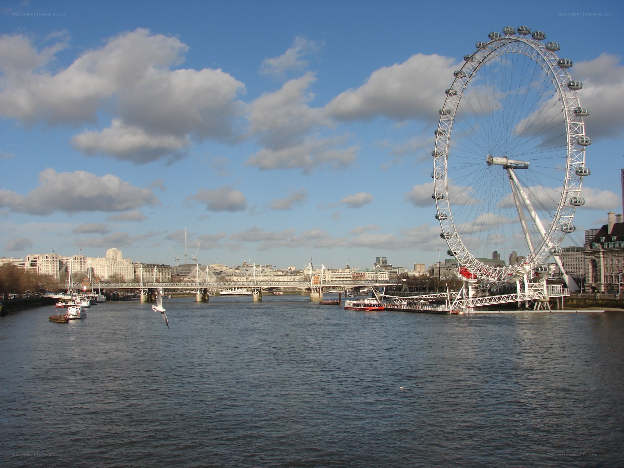 London Eye and River Thames