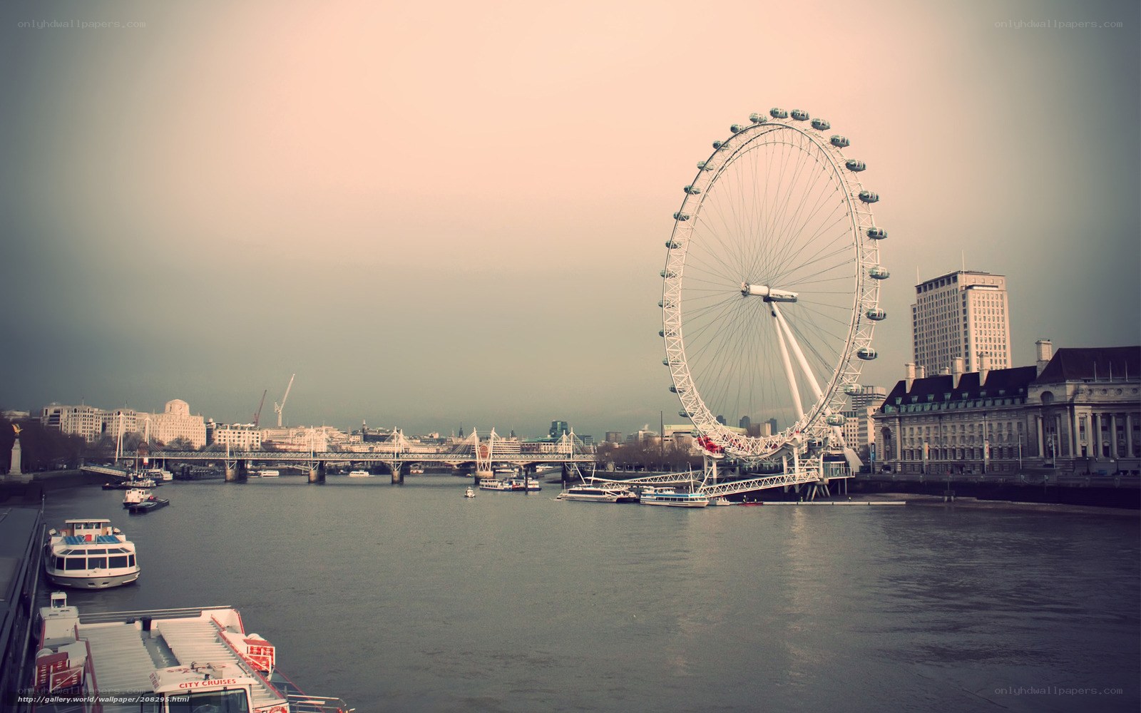London Eye and River Thames