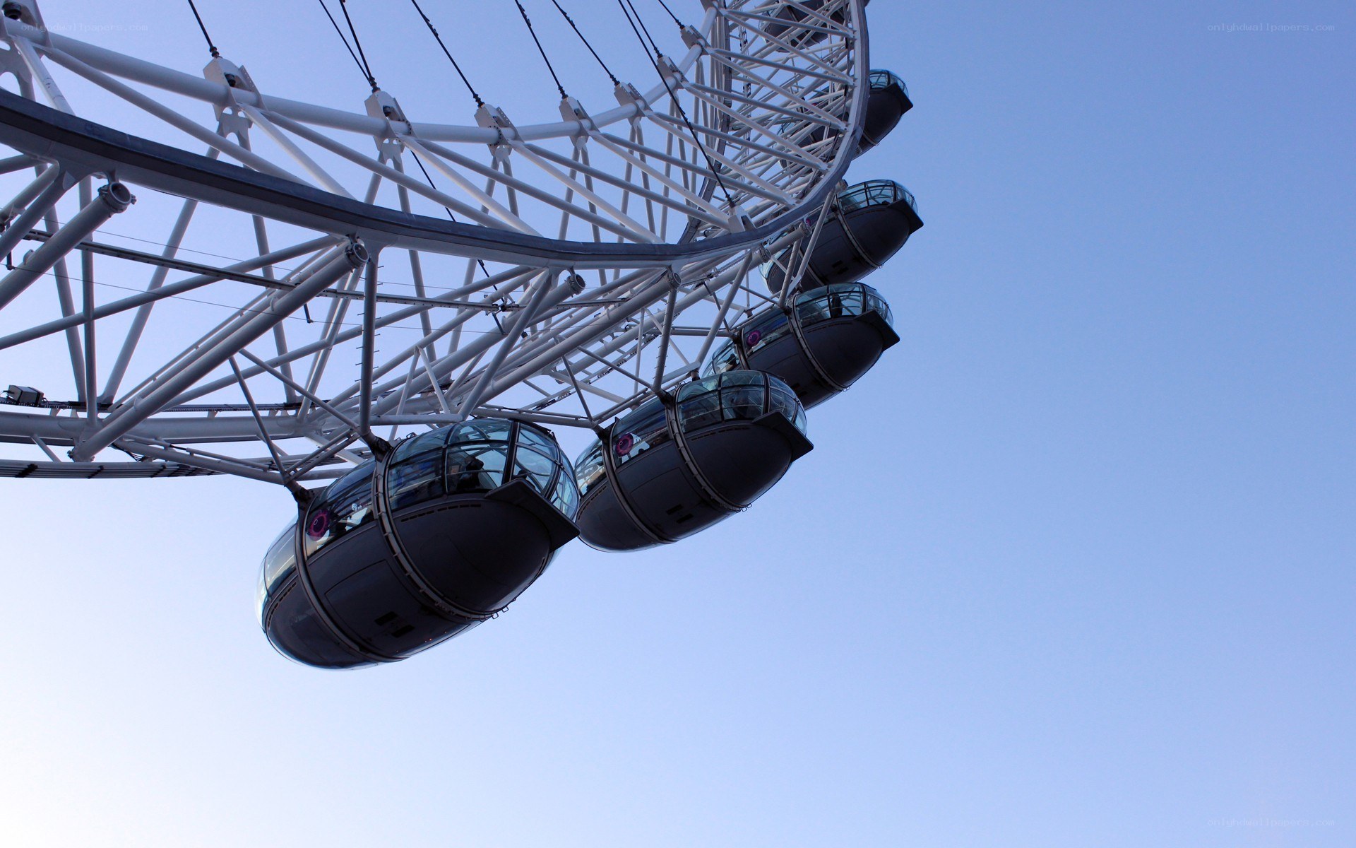 London Eye at dusk