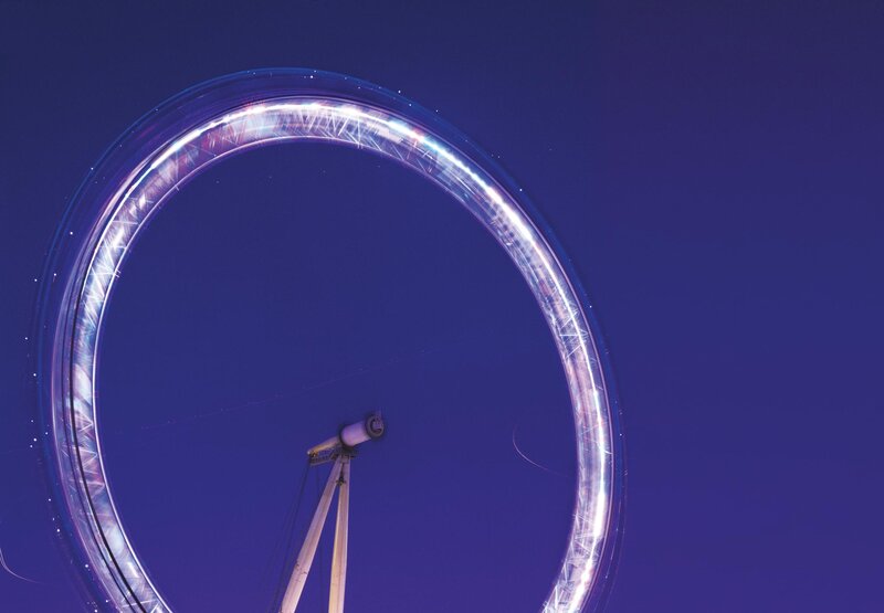 London Eye at night