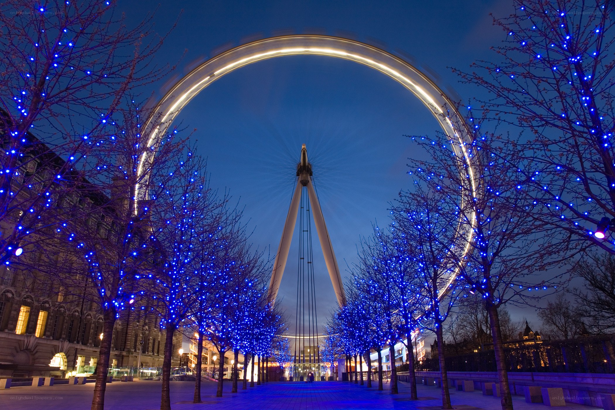 London Eye at night