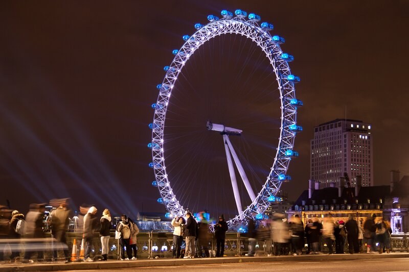 London Eye at night