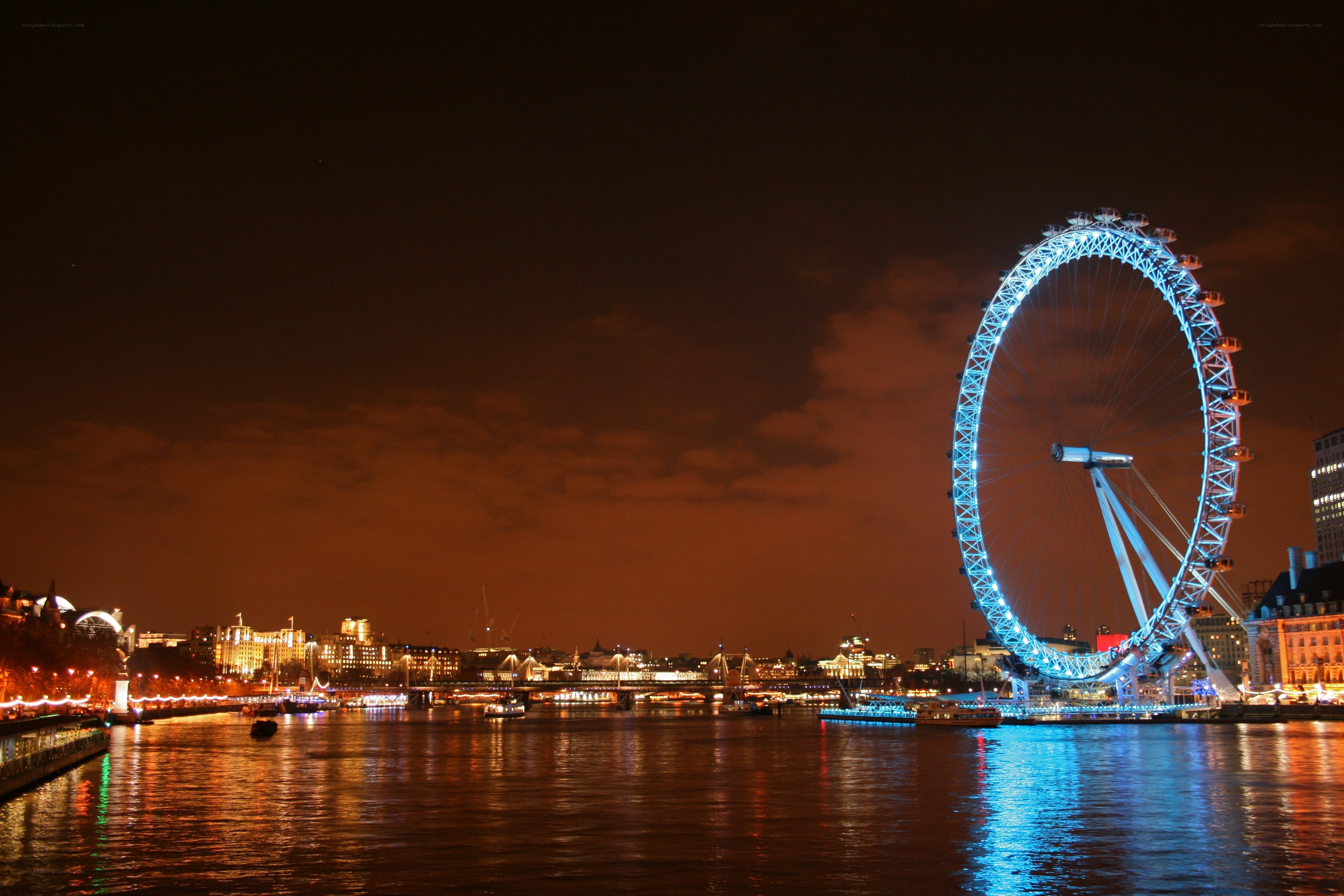 London Eye at night