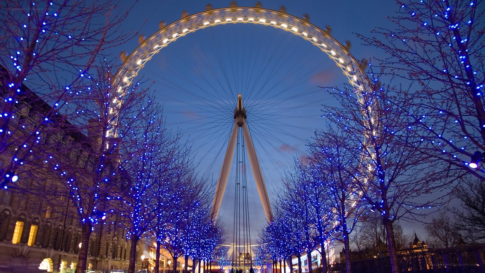 London Eye at night