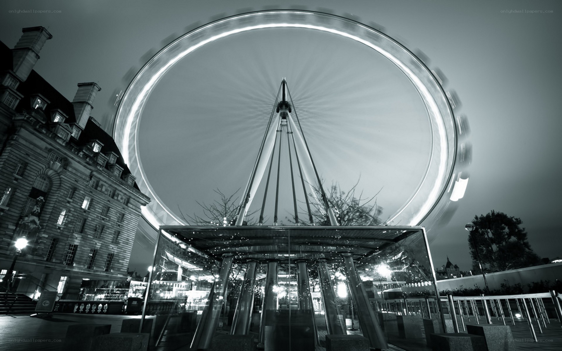 London Eye at night