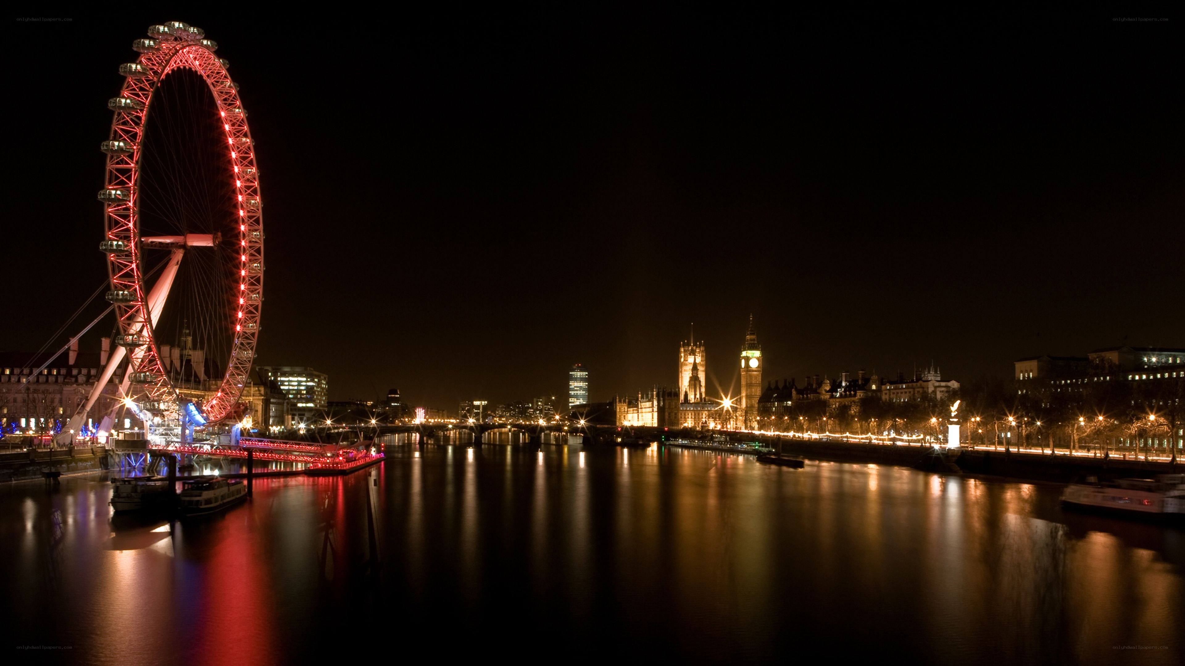 London Eye at night