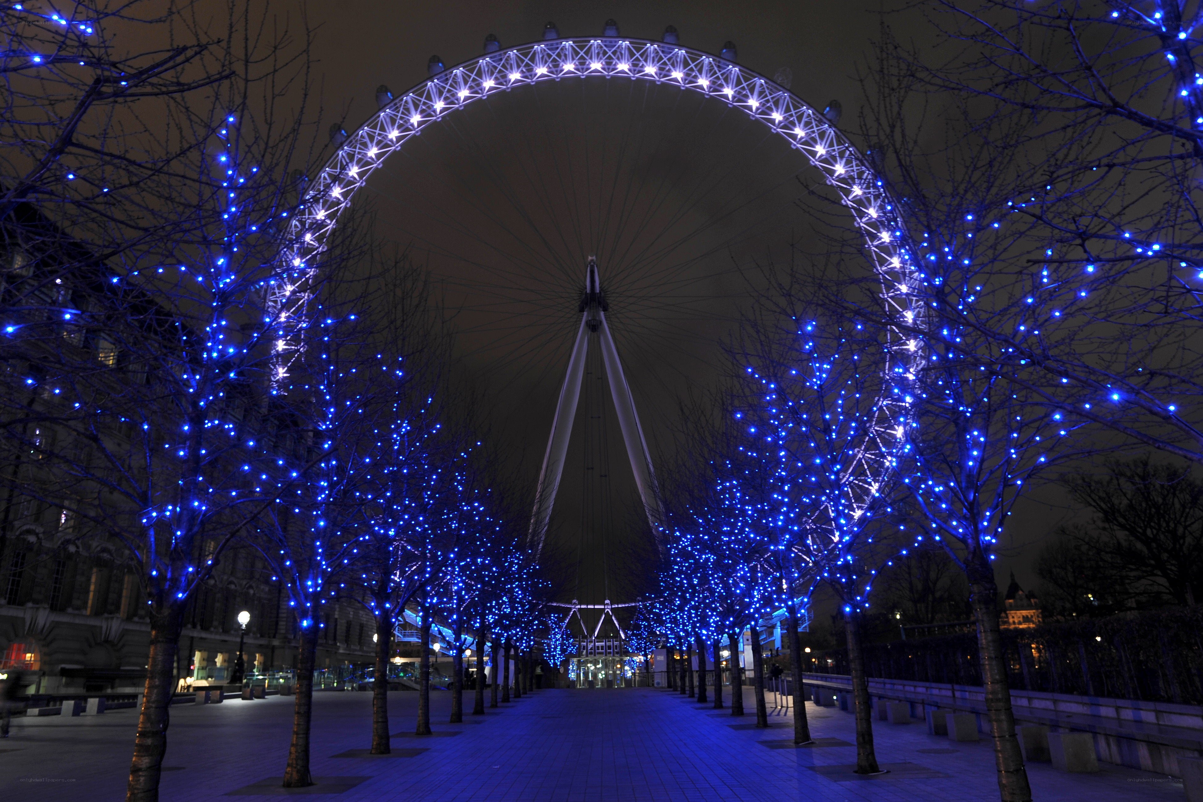 London Eye at night