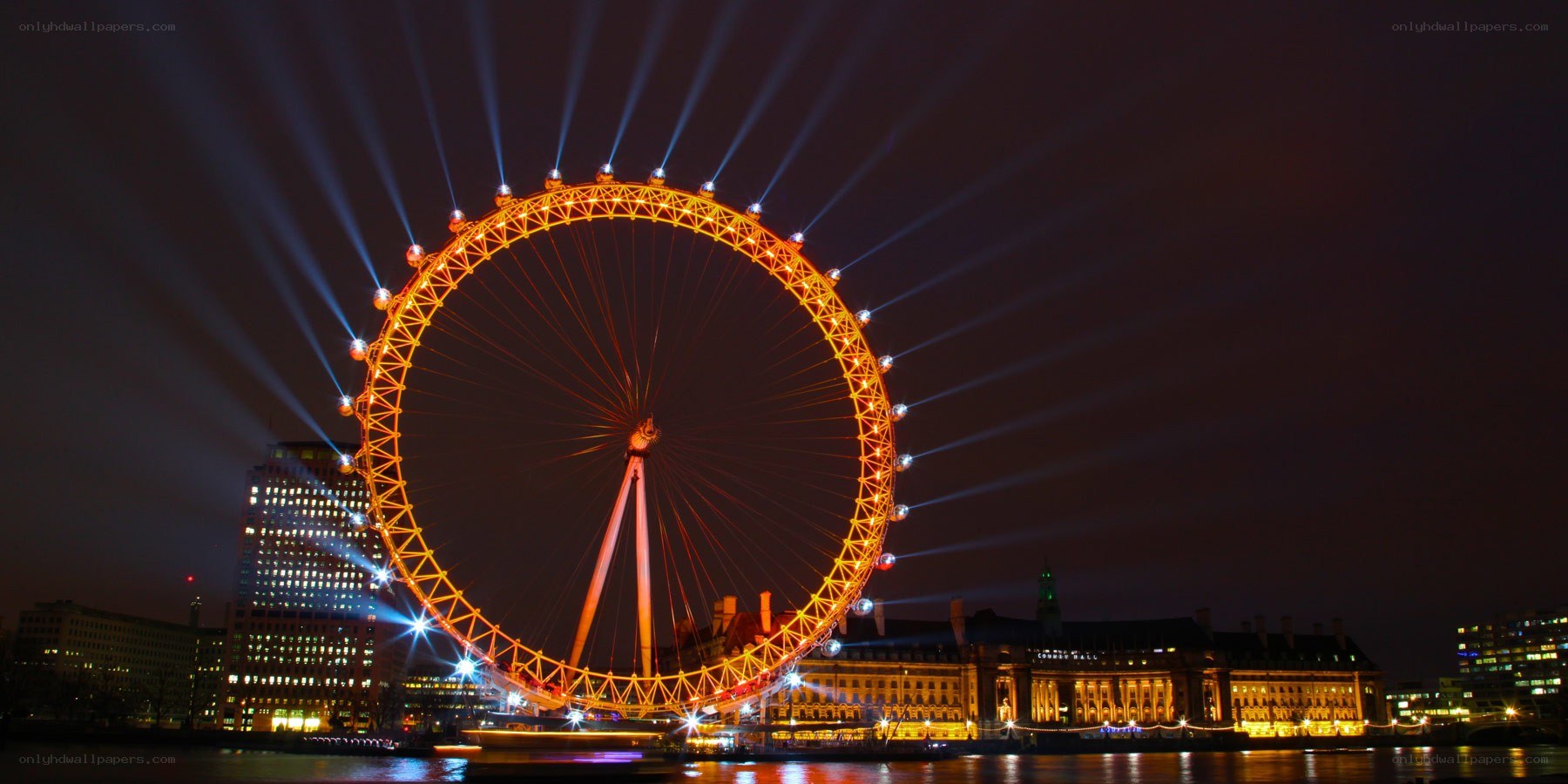 London Eye at night