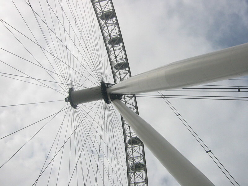 London Eye Ferris Wheel — White