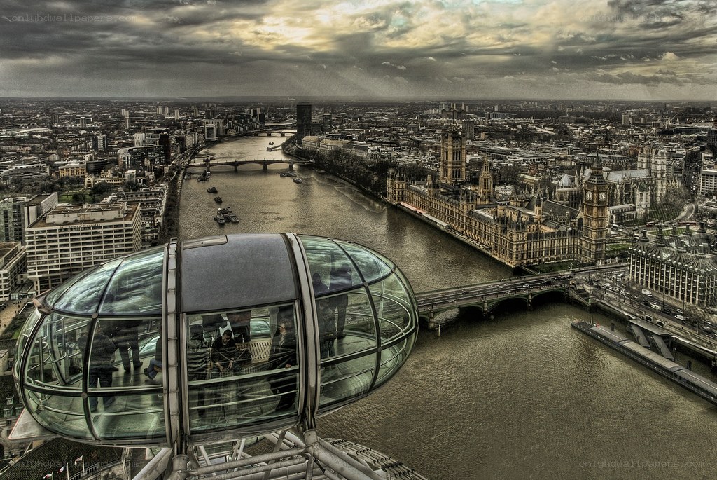 London Eye with River Thames view