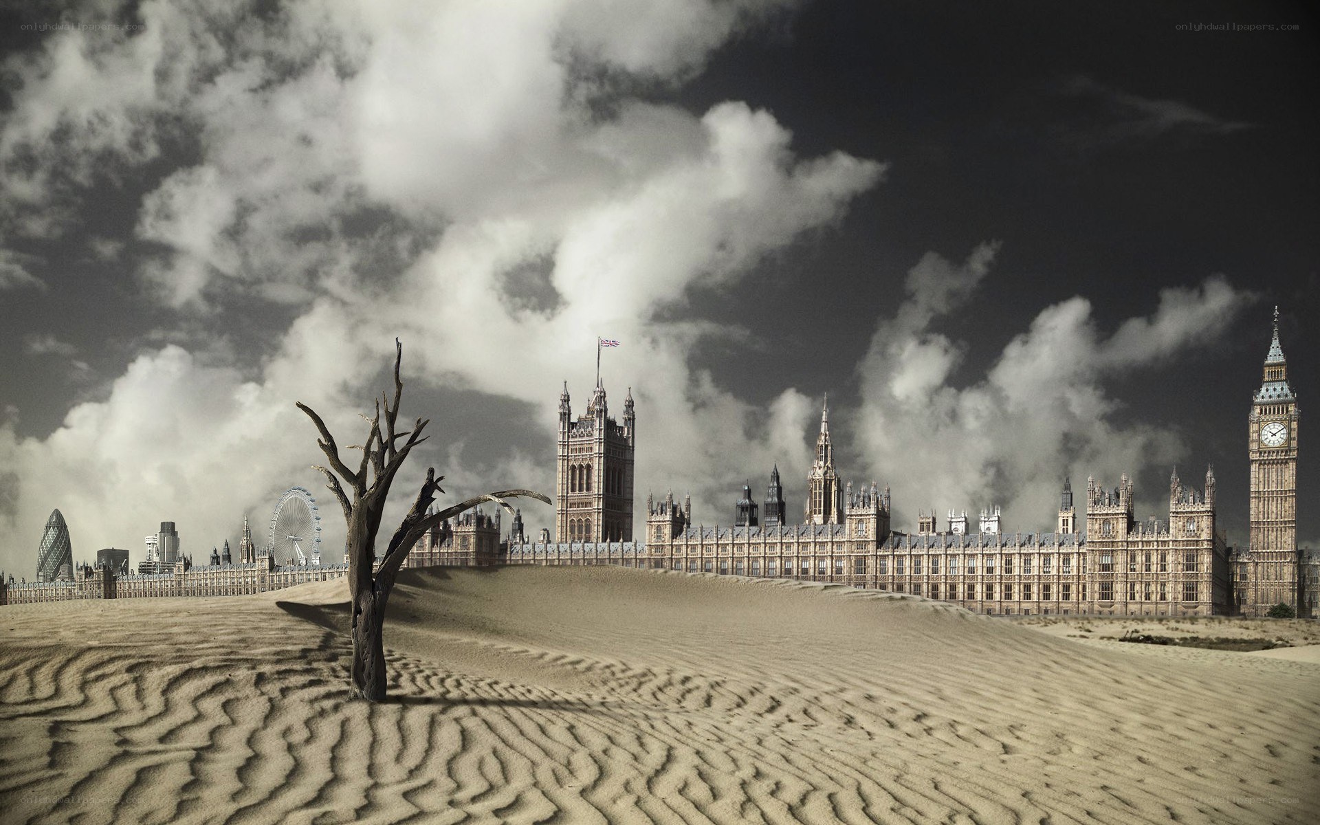 London in a desert