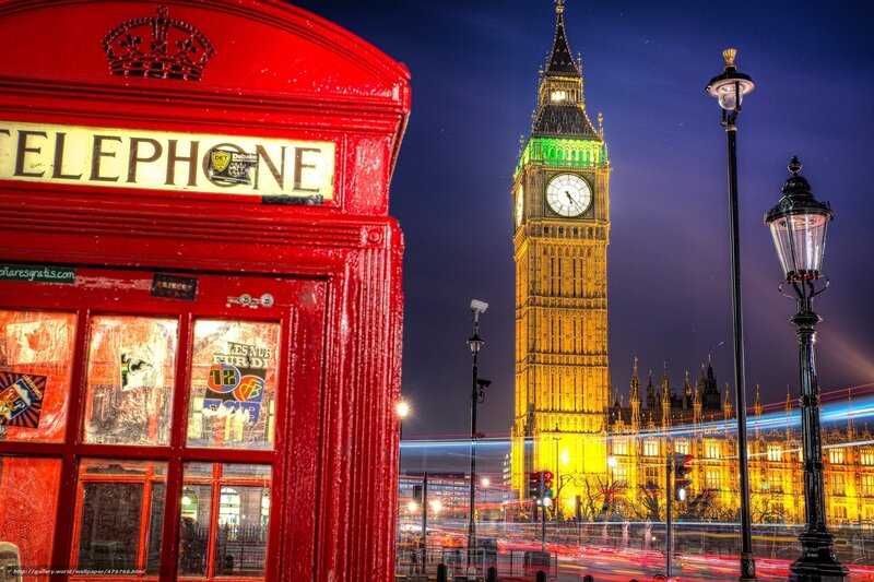 London phone booth and Big Ben