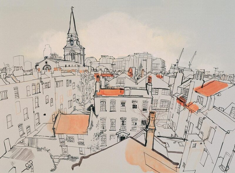 London Rooftops and Church