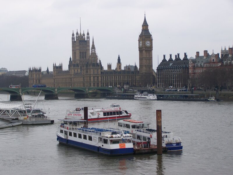 London's River Thames view