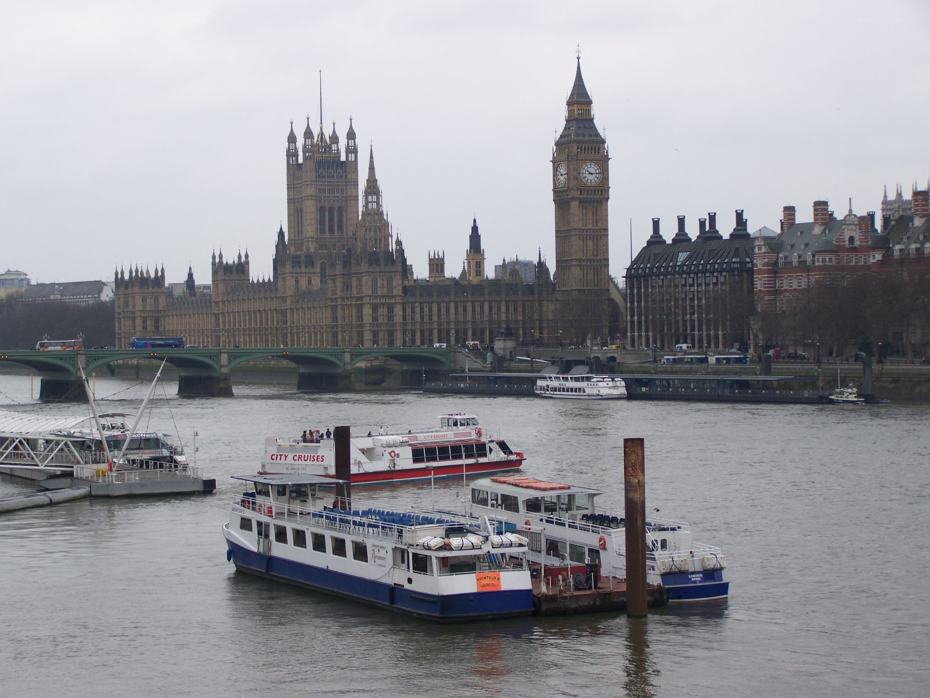 London's River Thames view