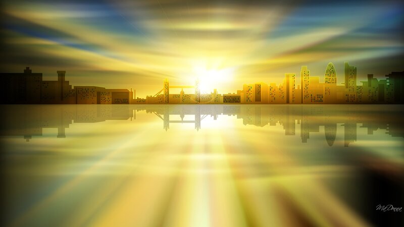 London Skyline at Sunrise
