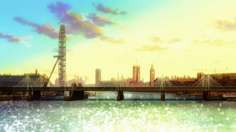 London Skyline at Sunset — Yellow