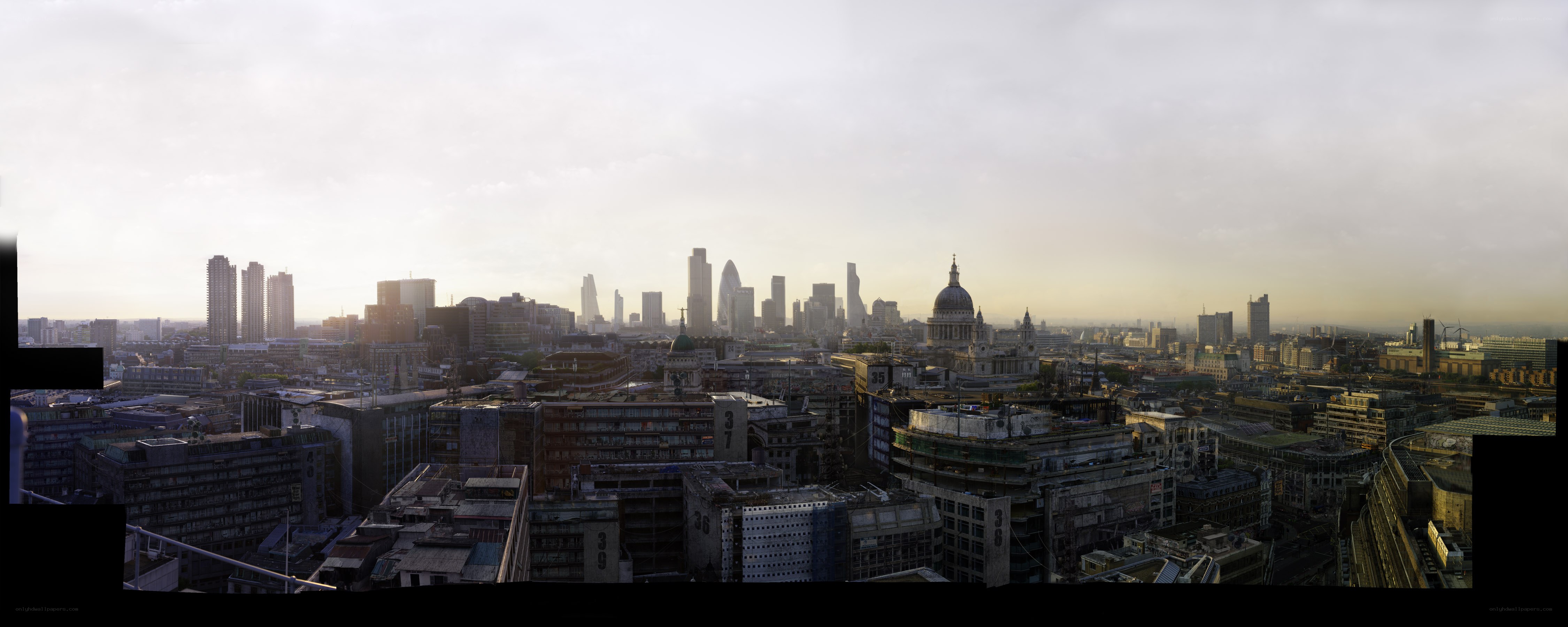 London skyline panorama