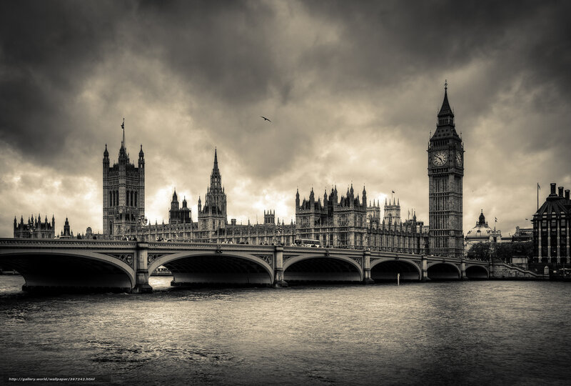 London skyline with Big Ben