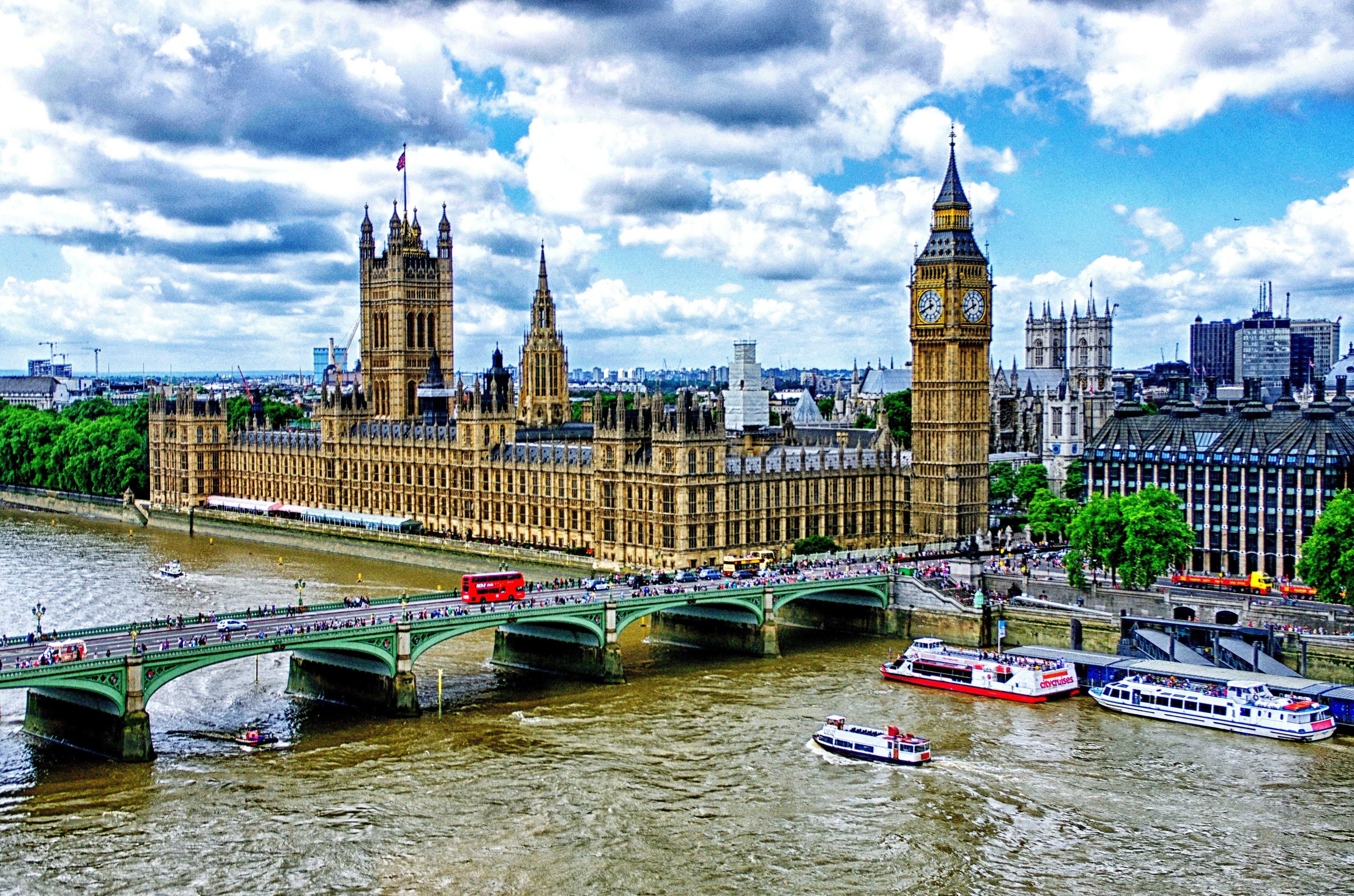 London skyline with Big Ben