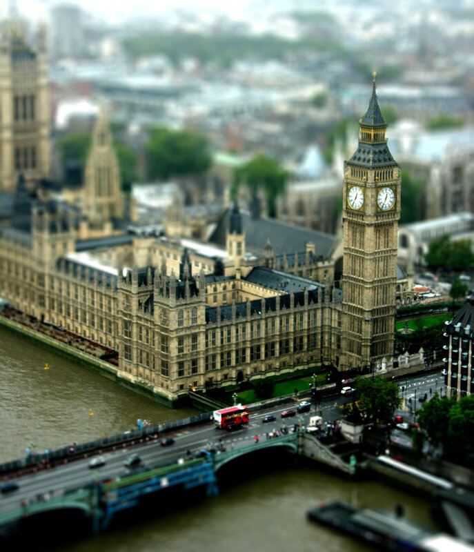 London skyline with Big Ben