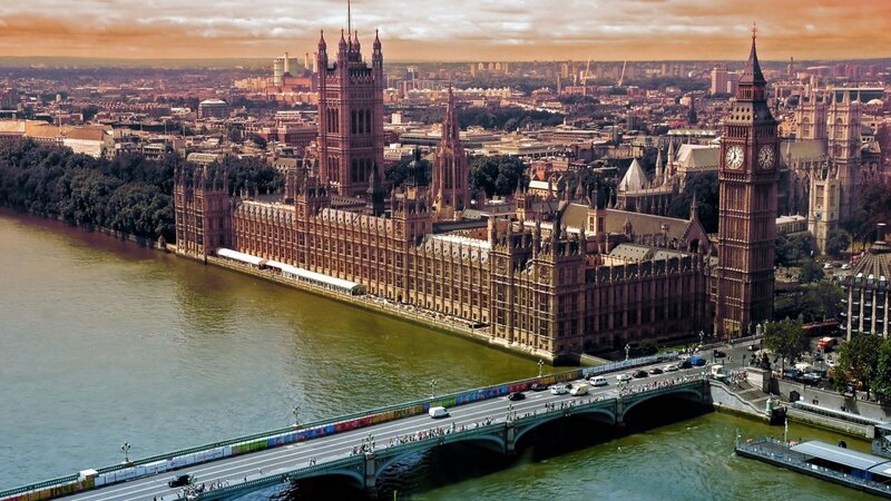 London skyline with Big Ben