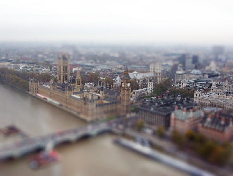 London skyline with Big Ben